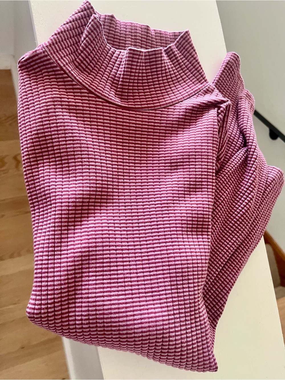 Denise Turtleneck by Carve Designs in Orchid Stripe